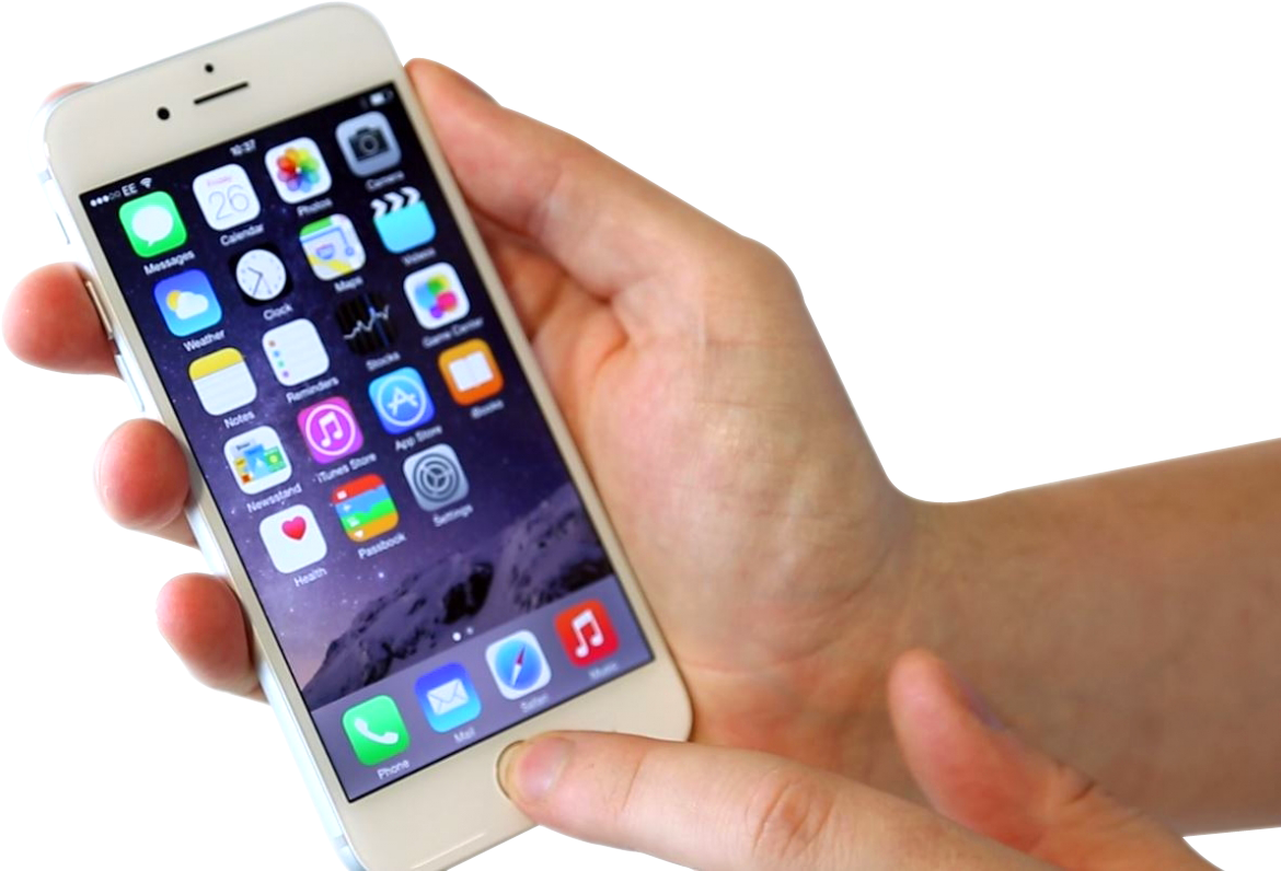 Apple Iphone 6 128gb Silver Unlocked A Grade Mobile (1302x899), Png Download