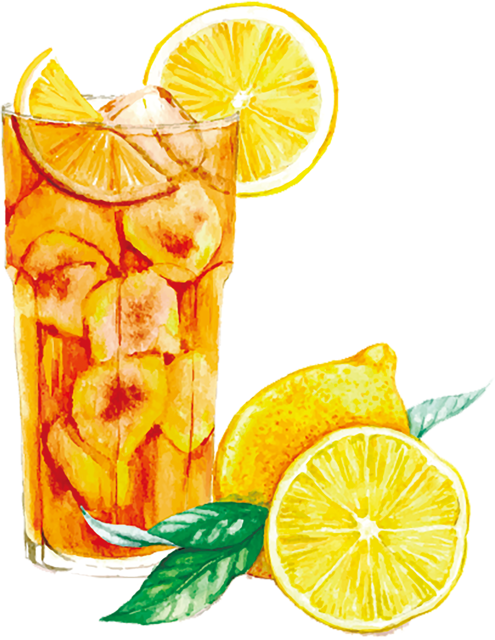 Watercolor Margarita Png Png Free Stock - Orange Juice Watercolor Png (2362x2362), Png Download