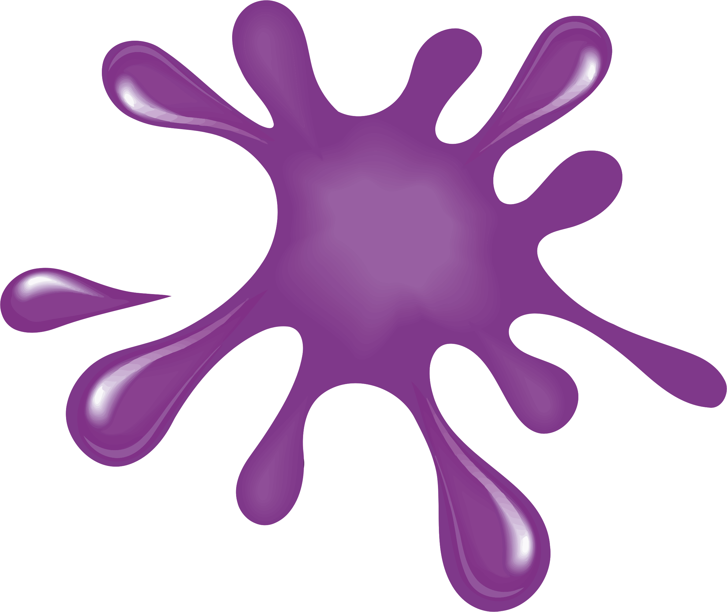 Watercolor Painting Watercolor Painting Purple Milk - Paint Splats Clipart (891x750), Png Download
