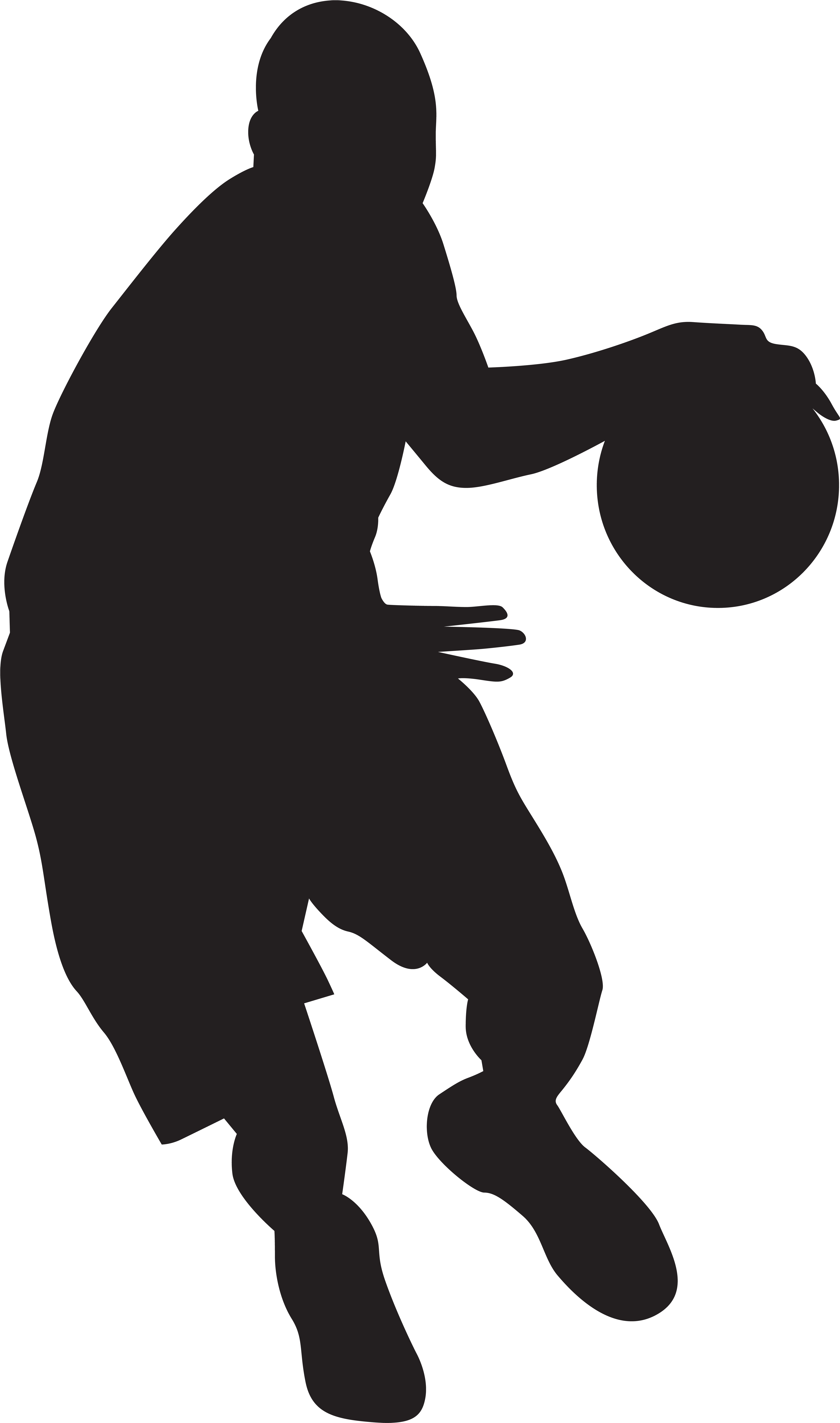 Download Basketball Silhouette Clipart At Getdrawings Basketball