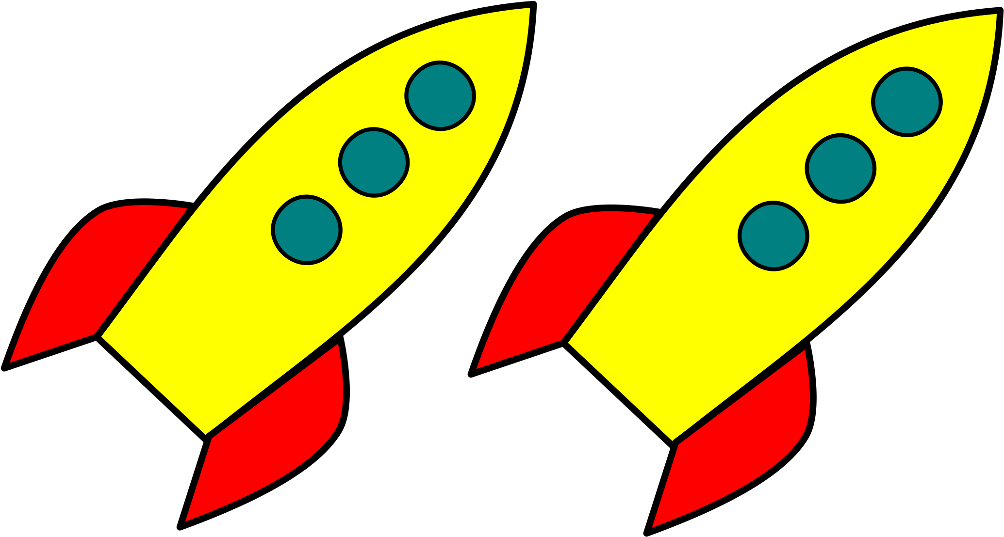 Rocket Clipart Toy Story Svg Black And White Download - Toy Story Rocket Clip Art (600x321), Png Download