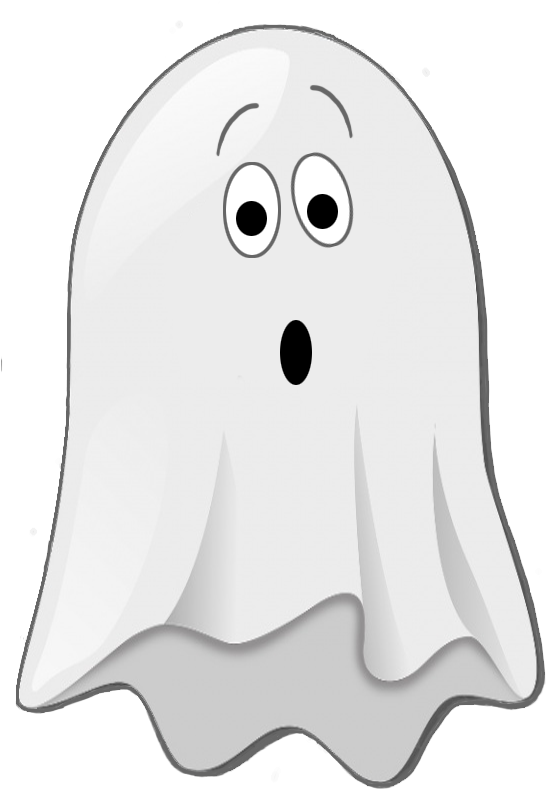 Scared Little Ghost Clip Art - Transparent Background Ghost Clipart (567x850), Png Download