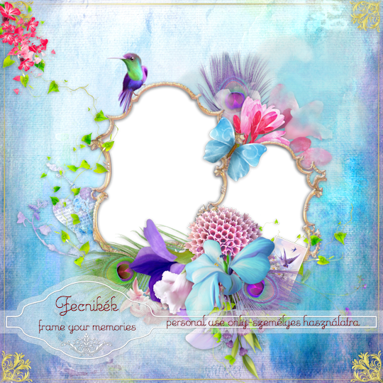 Pretty Bird - Floral Design (540x540), Png Download