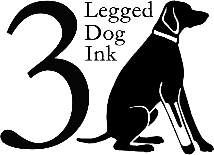 3 Legged Dog Ink Custom Artwork Stationary Art Pinterest - Auvers-sur-oise (908x710), Png Download
