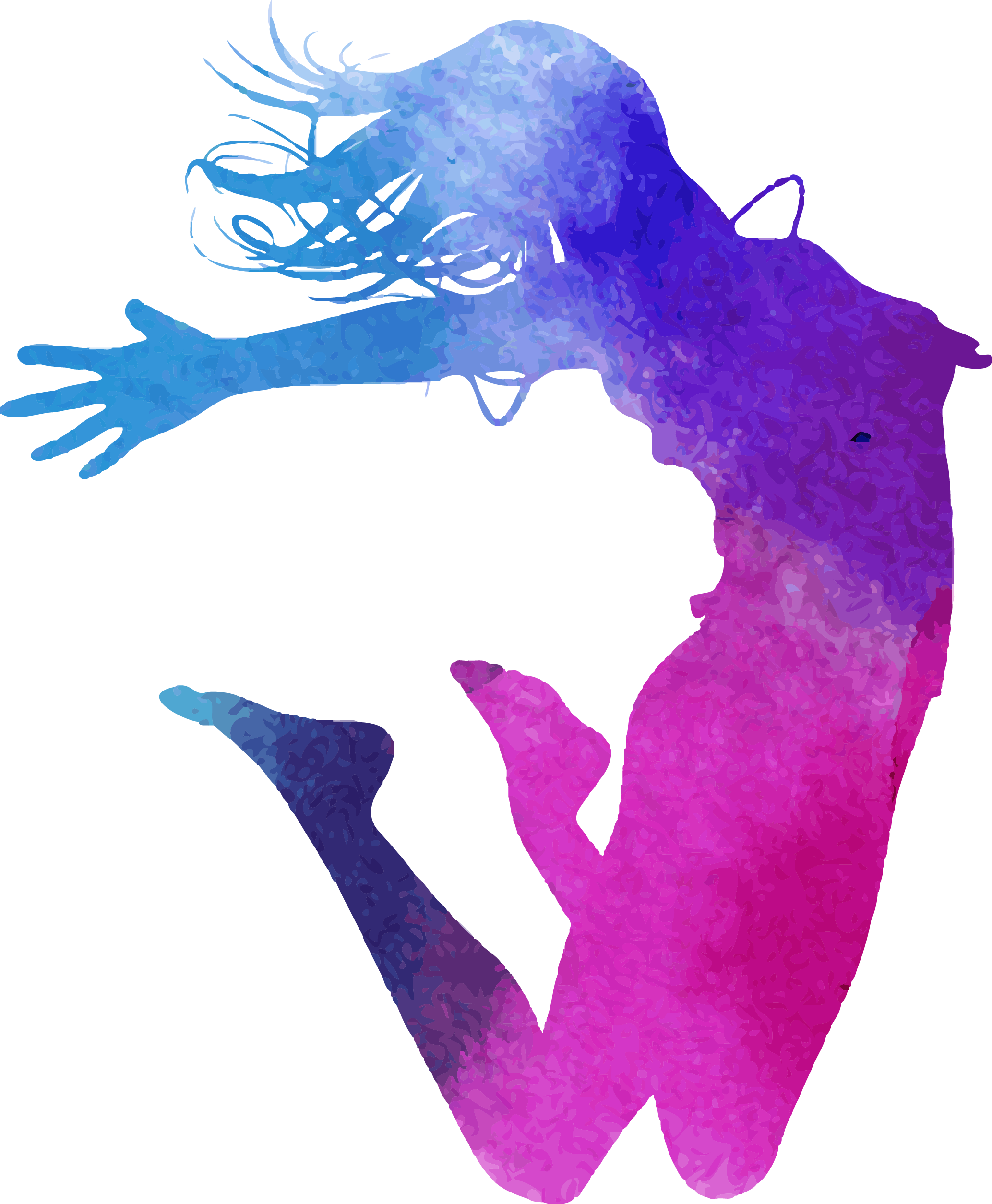 Transparent Dancer Watercolor Graphic Library Stock - Ultimate 30-day Fitness Challenge For Women (2067x2509), Png Download