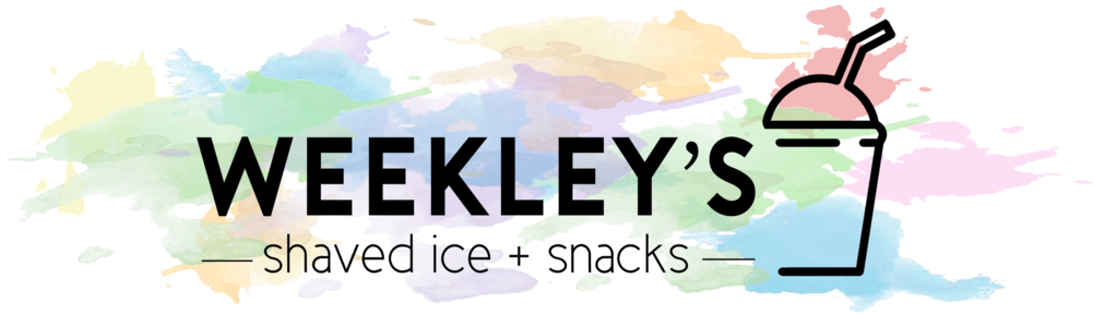 Logo- Weekley's Watercolor Xs (1000x437), Png Download