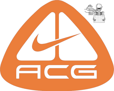 Red Nike Logo Png Download - Acg Logo (400x319), Png Download