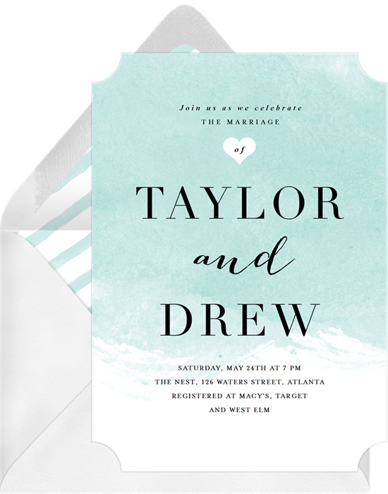 Watercolor Wave By Stacey Meacham Design, Llc - Art Paper (550x701), Png Download