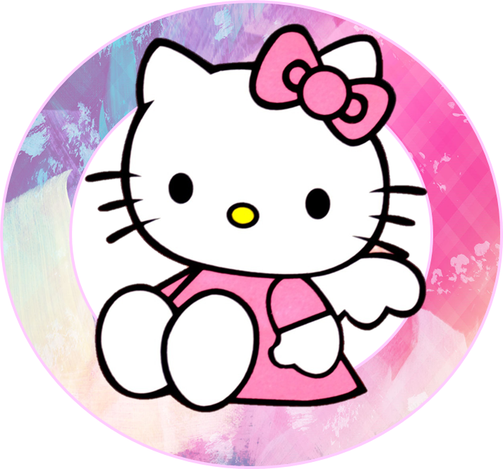 Party Clipart Hello Kitty - Cartoon Characters In Hello Kity (713x665), Png Download