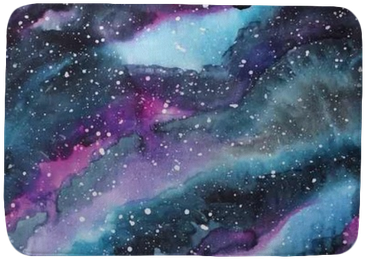 Watercolor Galaxy Illustration - Seamless Galaxy Pattern (400x400), Png Download