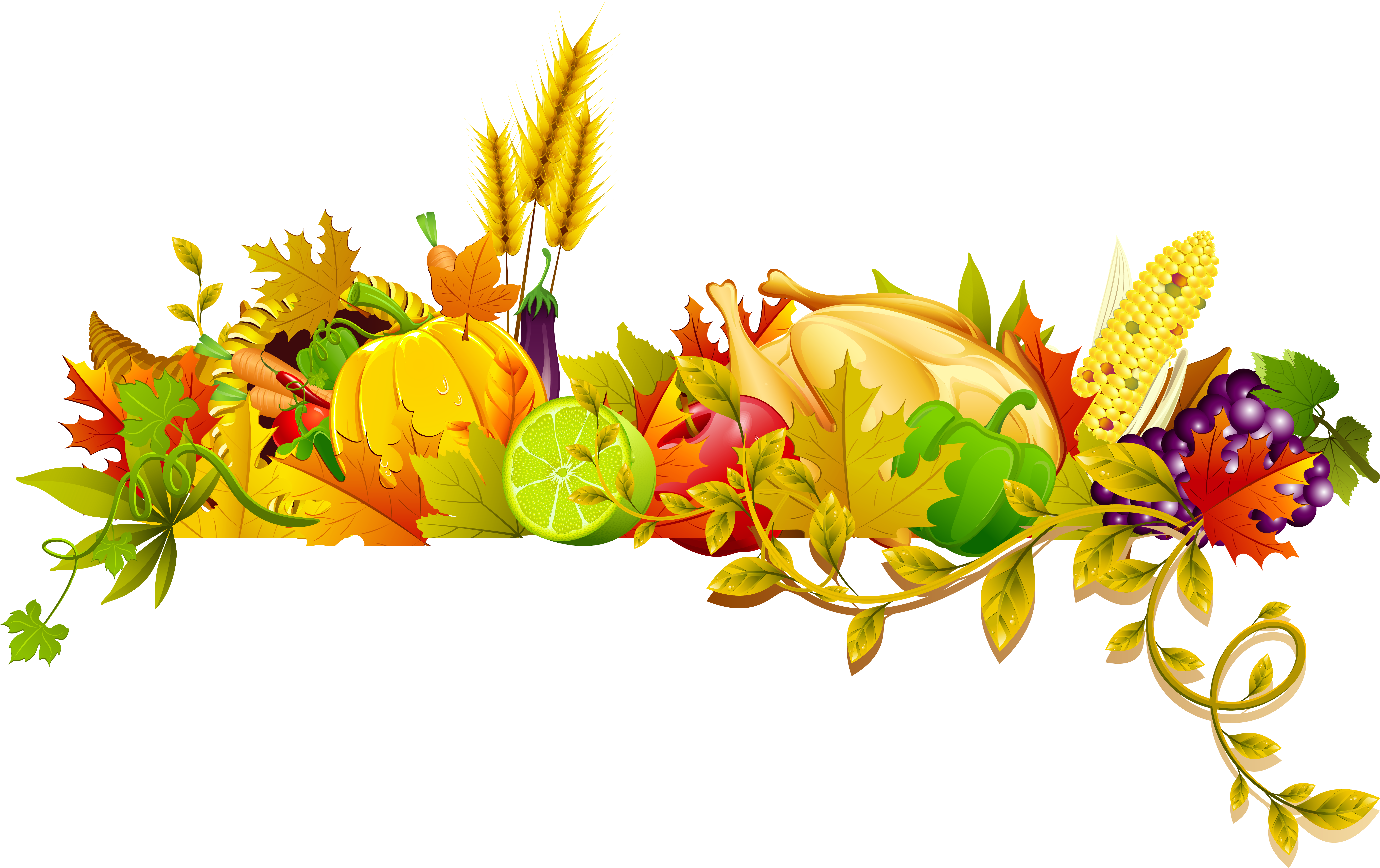 Thanksgiving Png (6952x4530), Png Download