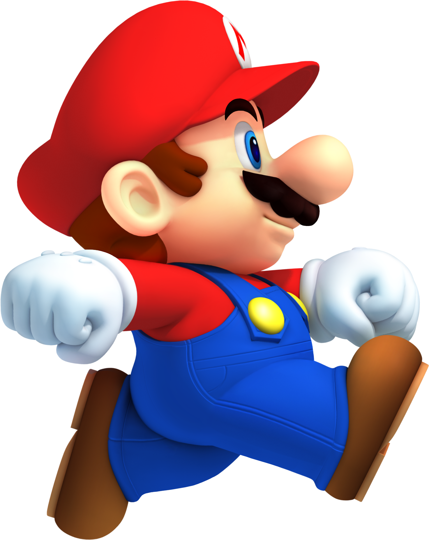 Small-mario - New Super Mario Bros Mario (1473x1854), Png Download