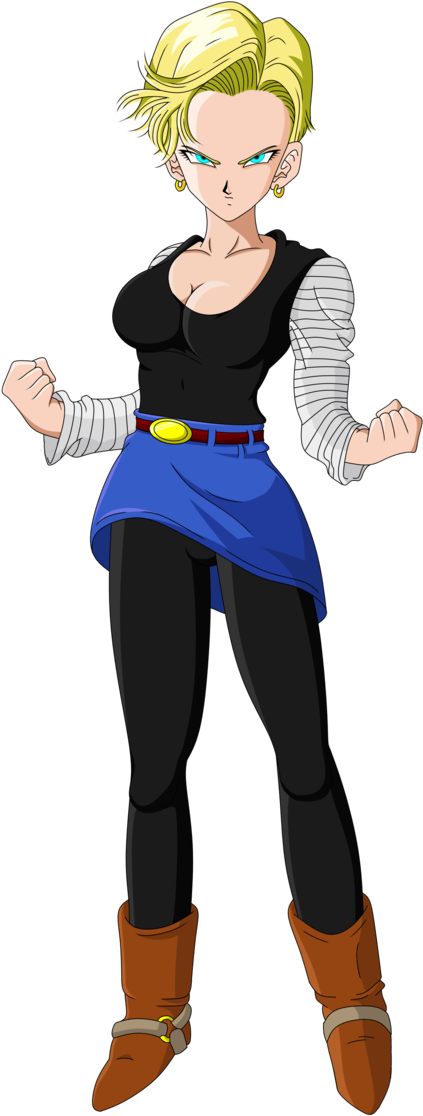 Dragon Ball Z By Scottishsocialist - Numero 18 De Goku (710x1126), Png Download