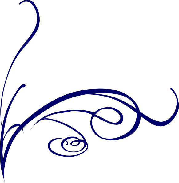 Decorative Line Blue Png - Decorative Png Design Line (582x597), Png Download