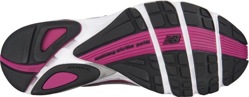 Bottom Of Shoe Png Banner Black And White - New Balance Shoe Bottom (844x330), Png Download