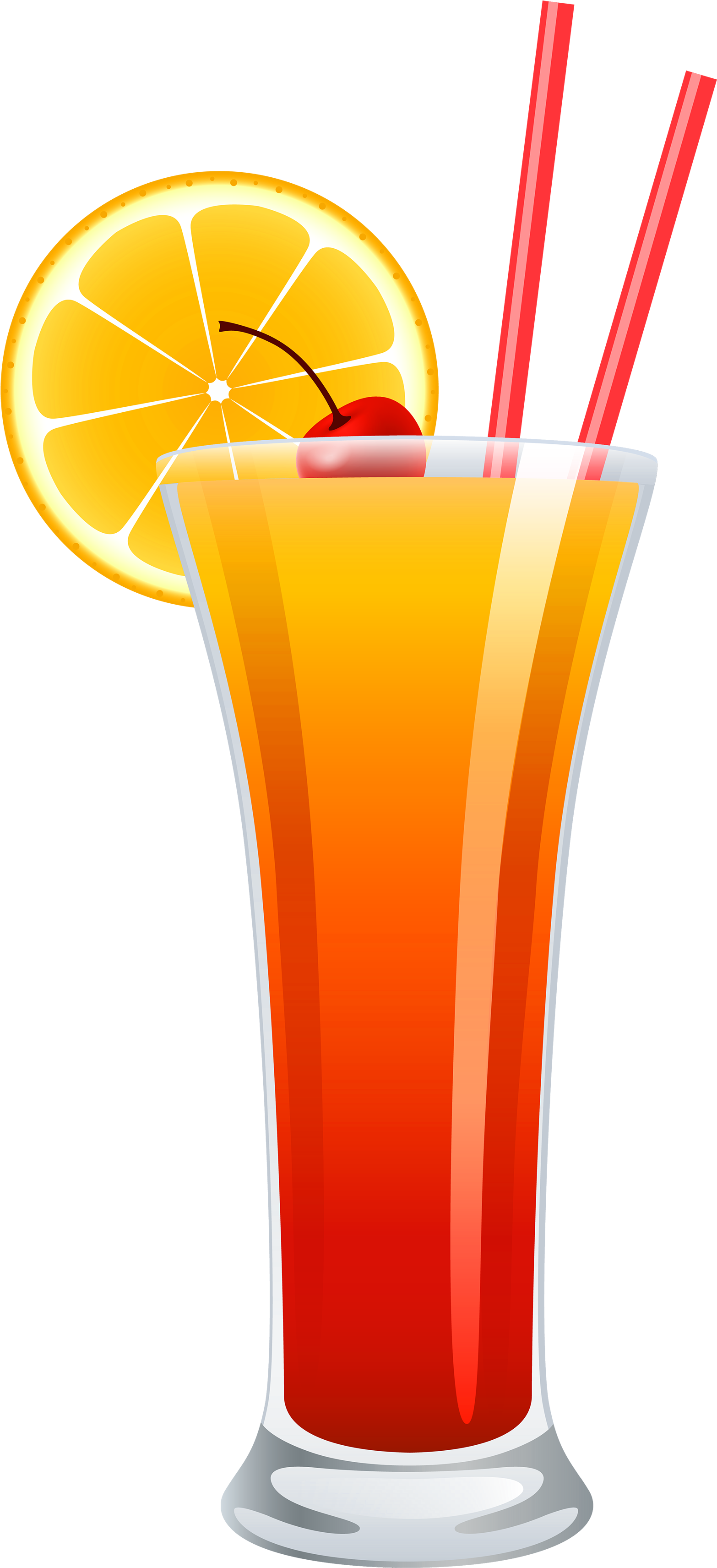 Cocktail Png - Tequila Sunrise Cocktail Png (1676x3500), Png Download