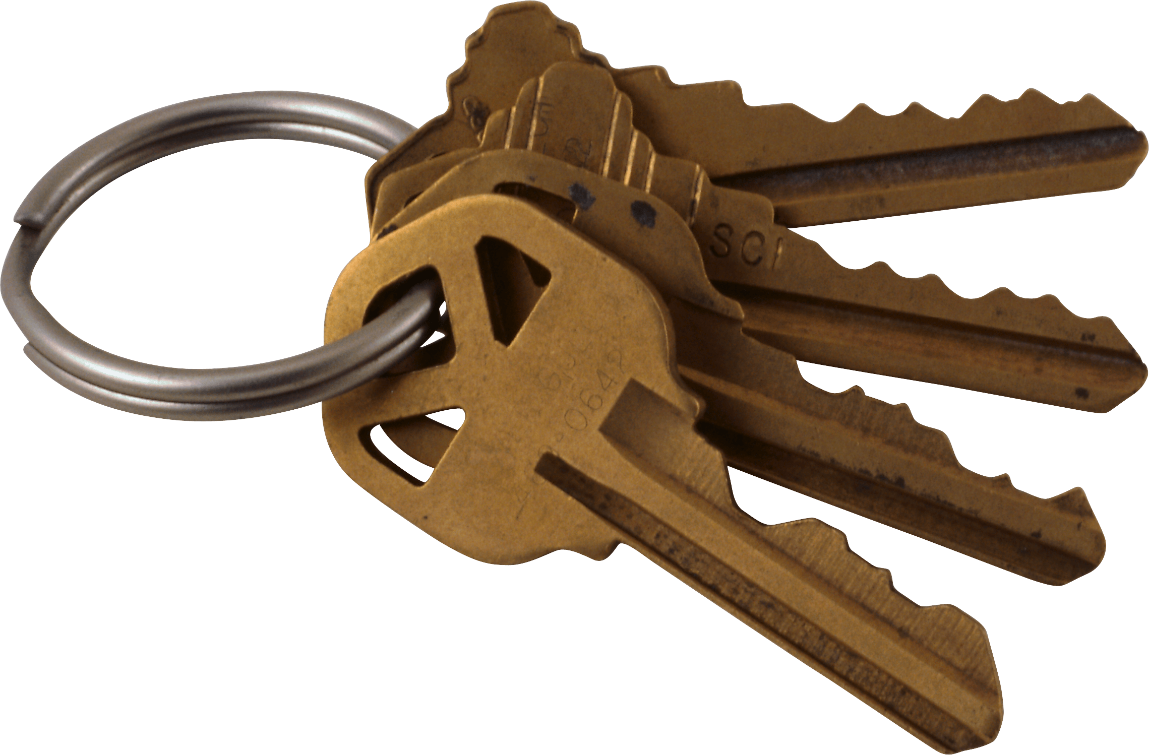 Objects - Keys Png (2279x1498), Png Download
