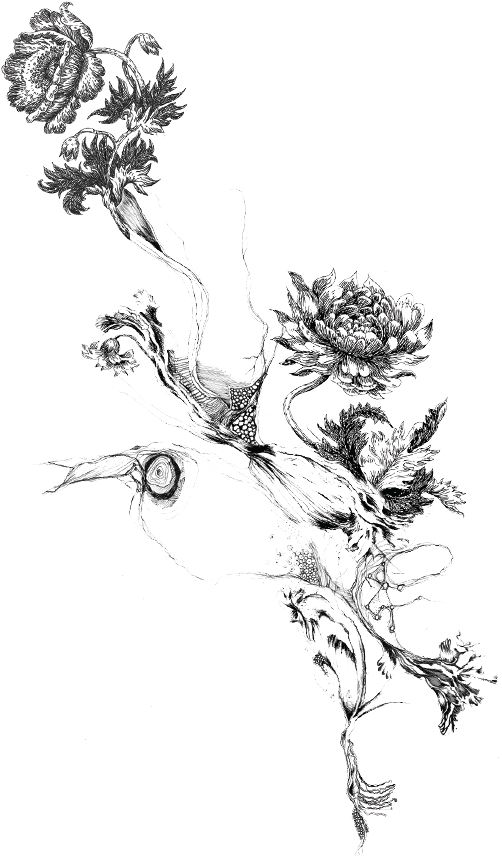 Flower Tattoo Png Picture - Flower Tattoo Png (1000x1000), Png Download