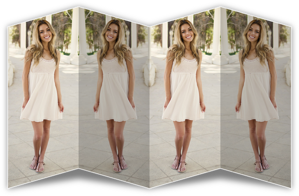 Fotomontaje Cuatro Fotos Pixiz (600x394), Png Download