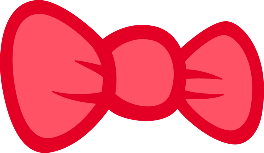 Pink Bow Tie - Bow Tie Cartoon Png (900x524), Png Download