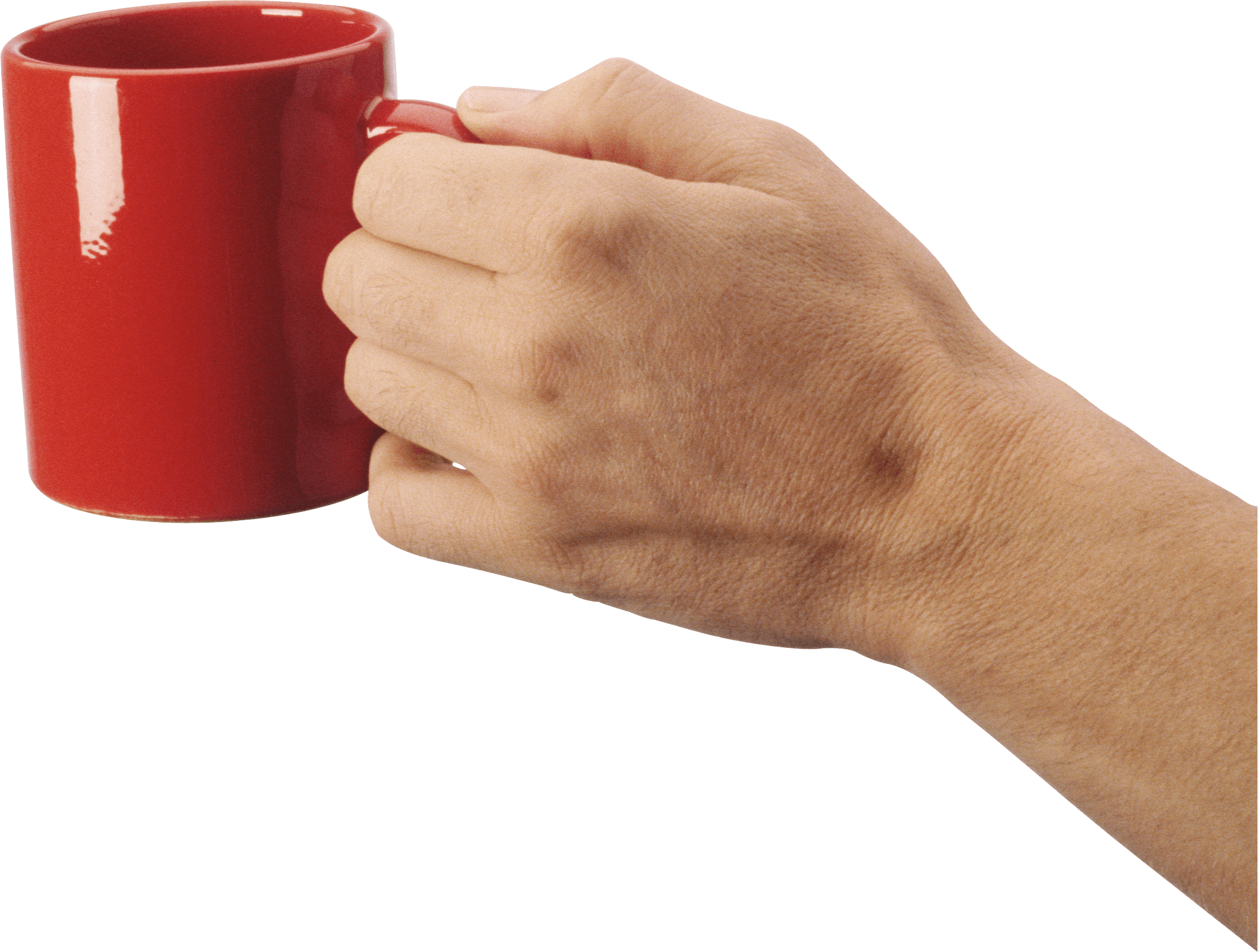 People - Hand Holding Coffee Png (2118x1603), Png Download