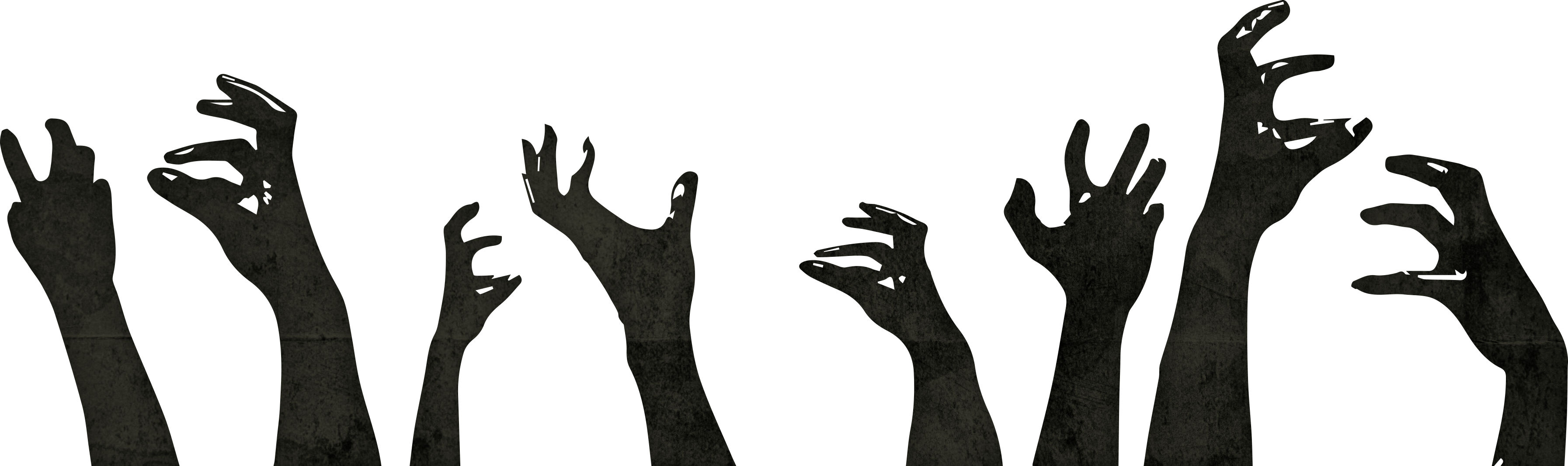 Zombie Hands Reaching PNG