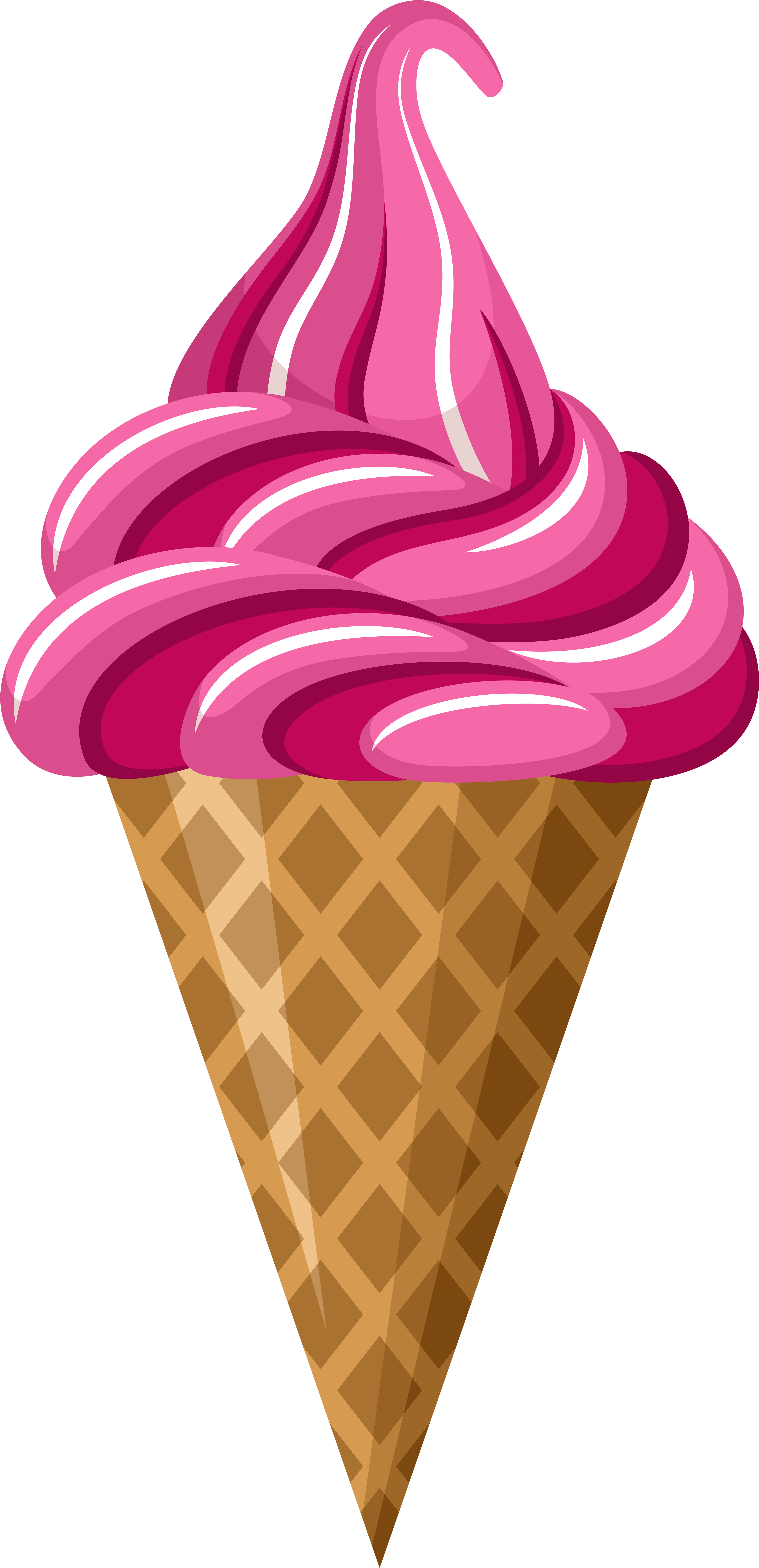 Ice Cream Cone Clip Art Png (3990x8000), Png Download