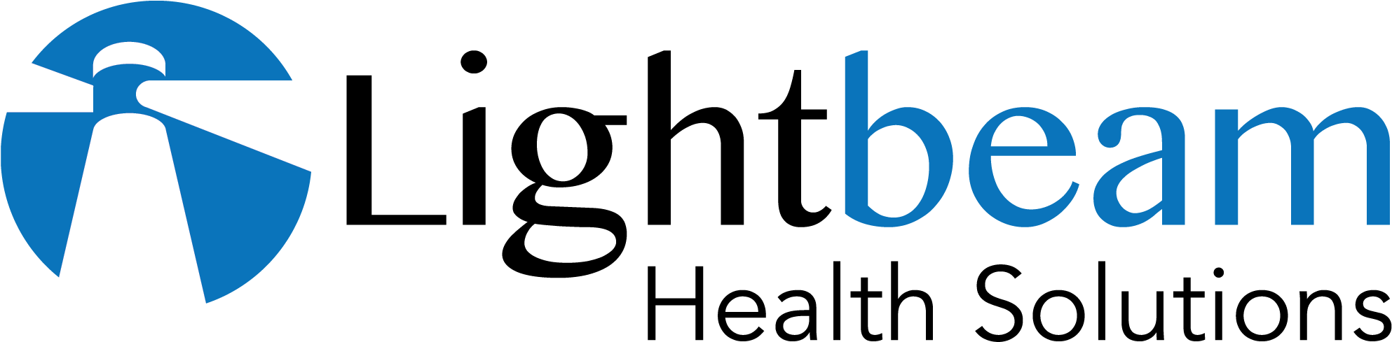 Lightbeam Health Solutions - Lightbeam Health Solutions Logo (2000x528), Png Download