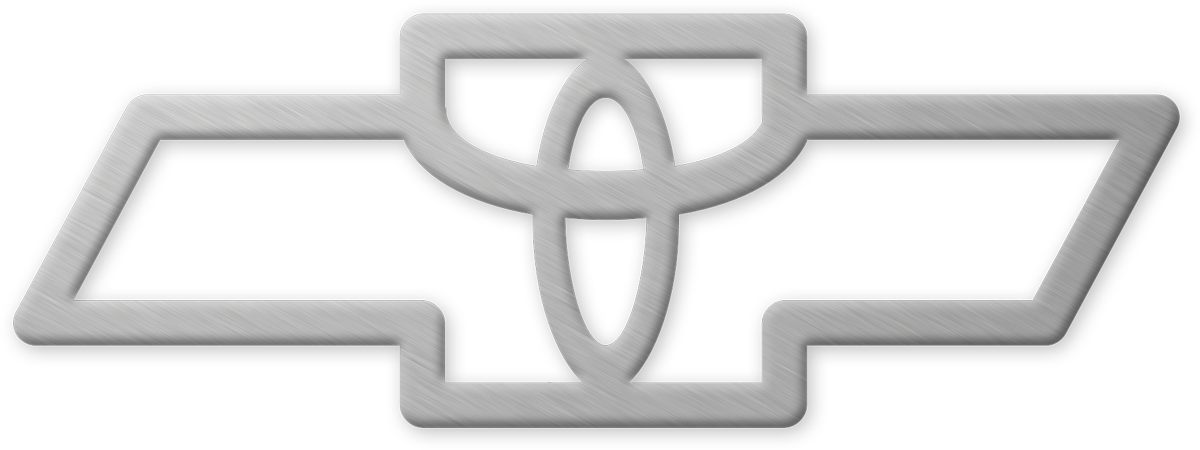 Chevy Toyota Logo - Emblem (1200x450), Png Download