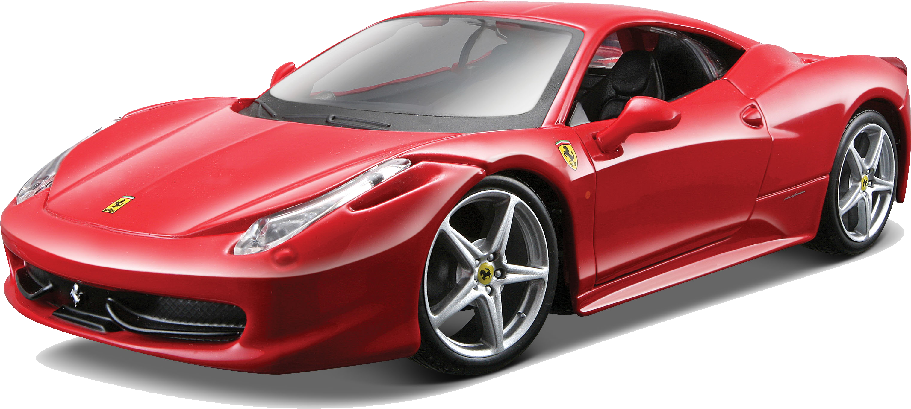 Ferrari Download Png - Maisto 124 Scale Red Assembly Line Ferrari 458 Italia (3366x1536), Png Download