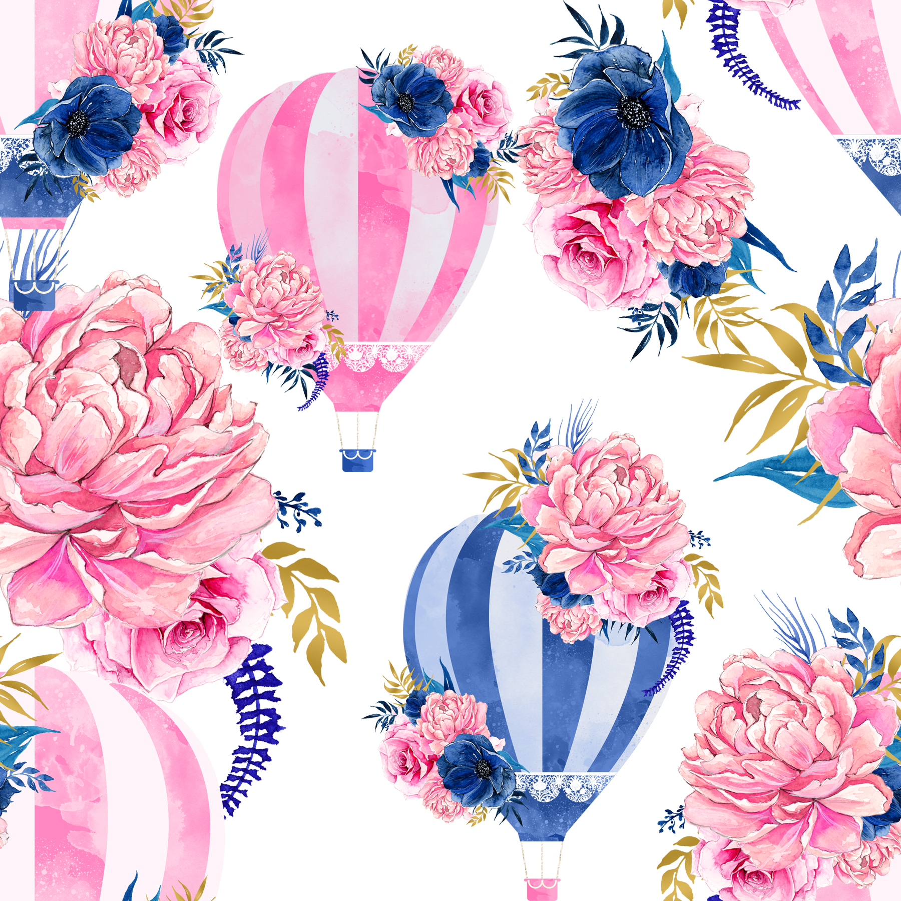 Clipart Balloon Watercolour (1800x1800), Png Download