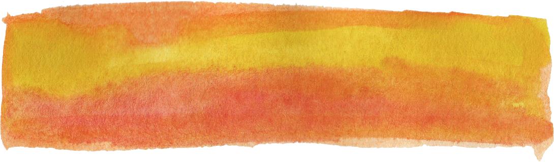 Png File Size - Watercolor Stroke Banner Png Orange (1024x301), Png Download