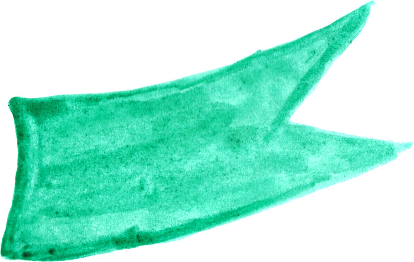 Free Download - Watercolor Banner Green Png (1960x1224), Png Download