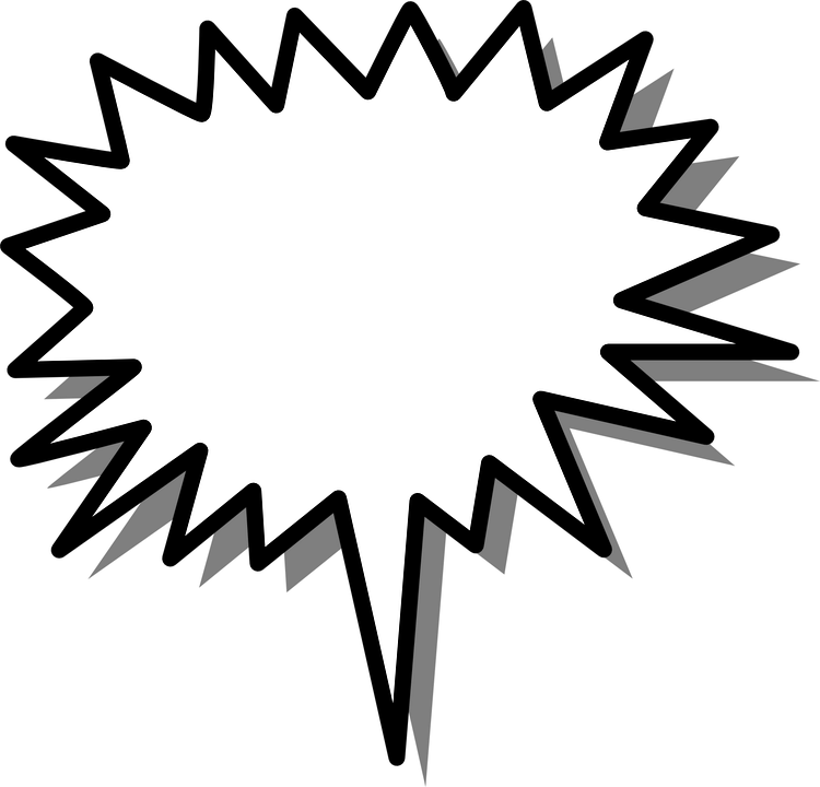 Callout Clip Art - Spiky Speech Bubble Png (600x576), Png Download
