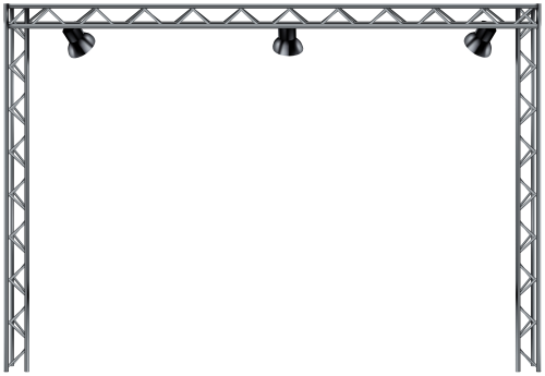 Stage Lights Png Clip Art - Portable Network Graphics (500x345), Png Download