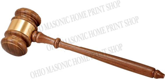 3 - Me-gavel - 8" Gavel W/ Sounding Block Quantity(1) (582x399), Png Download