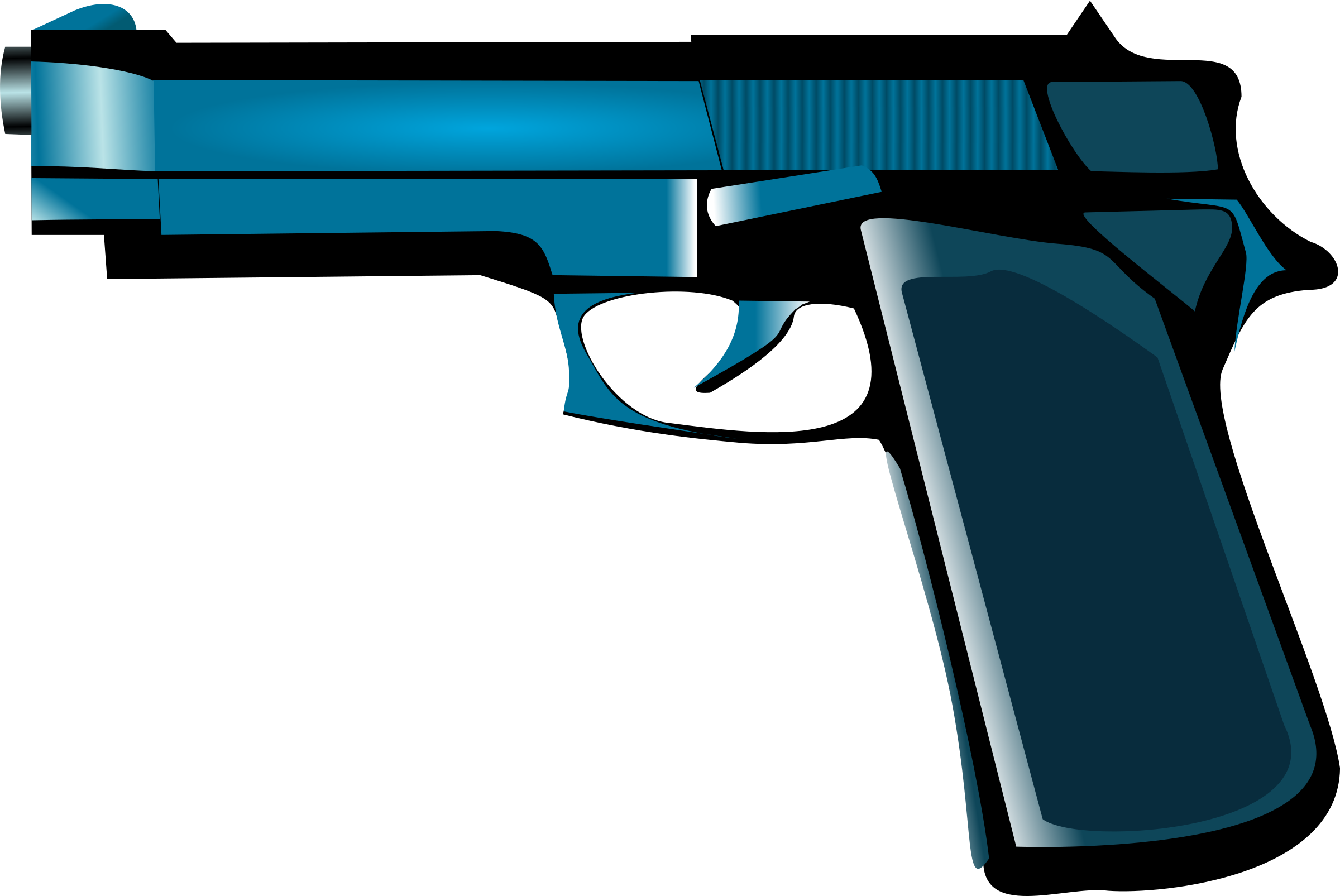 Clipart Gun Cartoon - Abortion Vs. Guns Pro-life Conservative Sticker (2400x1605), Png Download