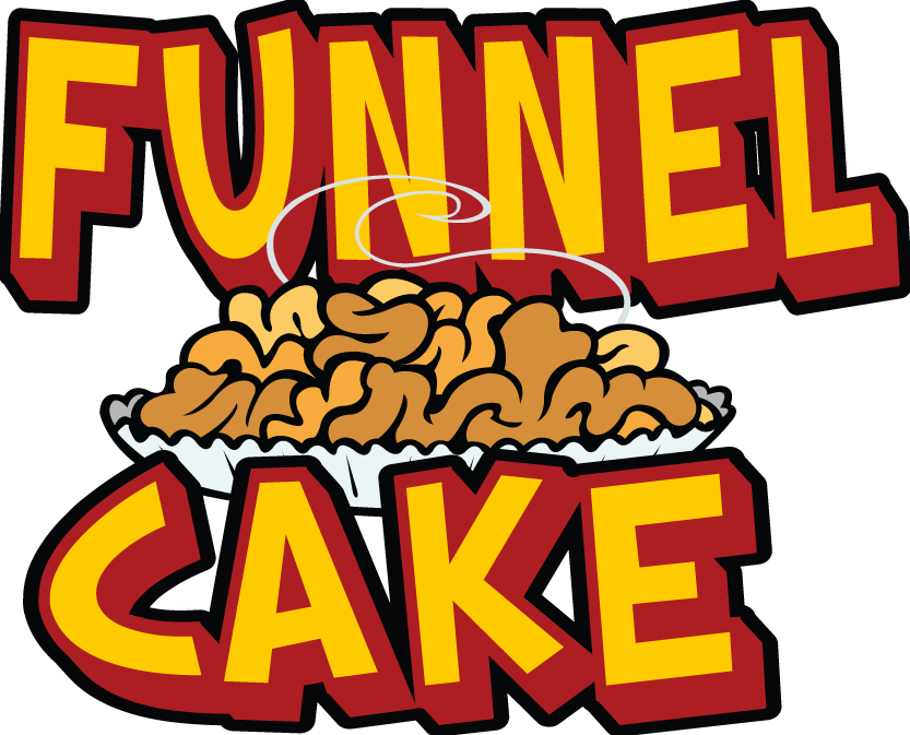 Clipart Royalty Free Bake Shoppe Items Near Huntley - Funnel Cake Clipart (833x673), Png Download