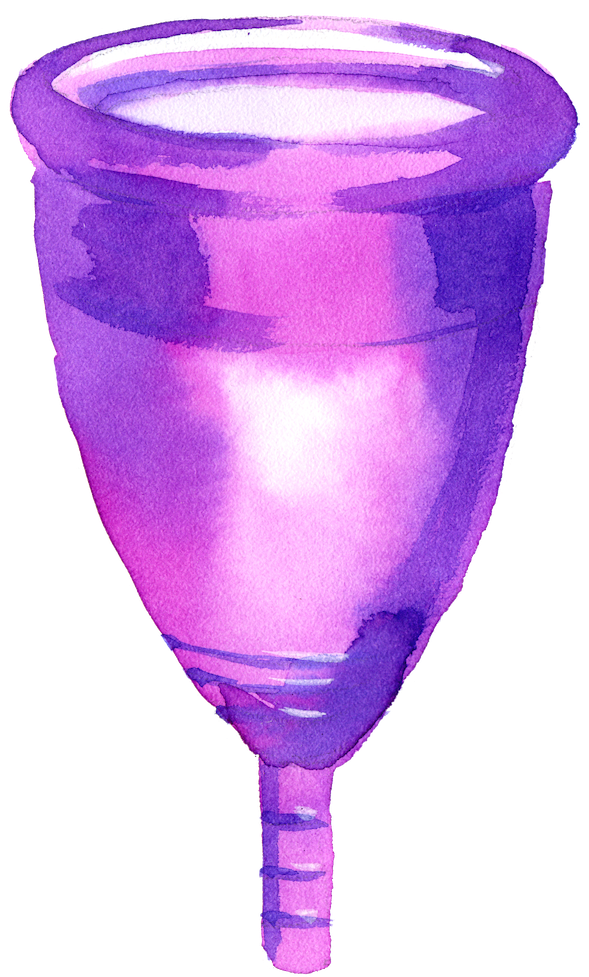 The Lunette Menstrual Cup - Menstrual Cup (785x1181), Png Download