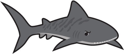 Norwood Swim School - Shark (600x600), Png Download
