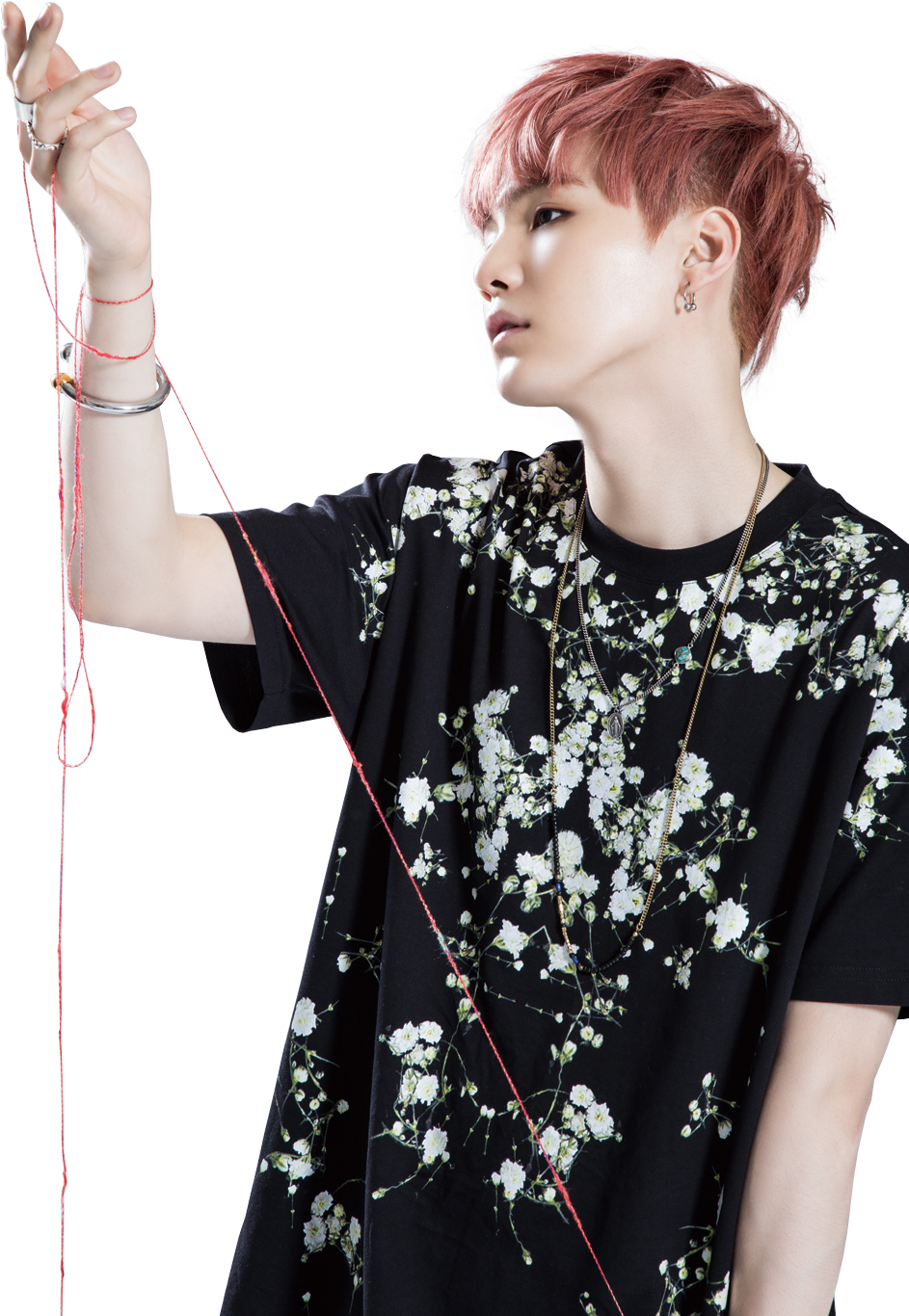 Report Abuse - Yoongi And Cherry Blossom (1000x1390), Png Download