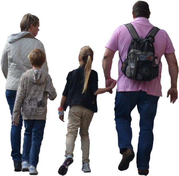 For Service Beyond The Sale - People Family Png (624x624), Png Download