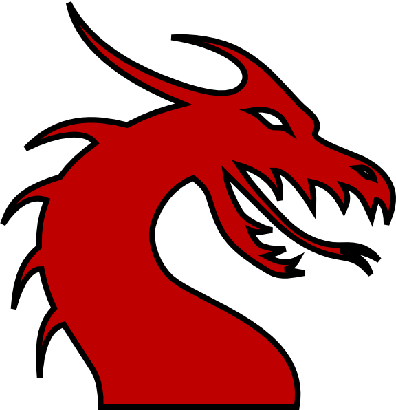City Skyline Silhouette Hi - Dragon Face Clip Art (576x596), Png Download