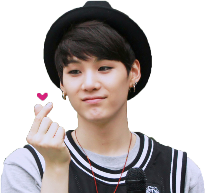 76 Images About Suga Png On We Heart It - Bts Suga Stickers (1024x683), Png Download
