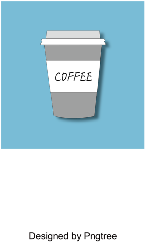 Cartoon Xícara De Café Bebida Flat - Coffee (640x640), Png Download