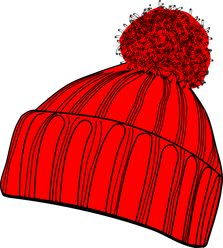 Hat Snow Clipart - Red Winter Hat Clipart (720x800), Png Download