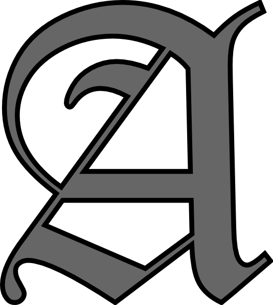 P Transparent Fancy Picture Library Download - Letter A Png (534x596), Png Download