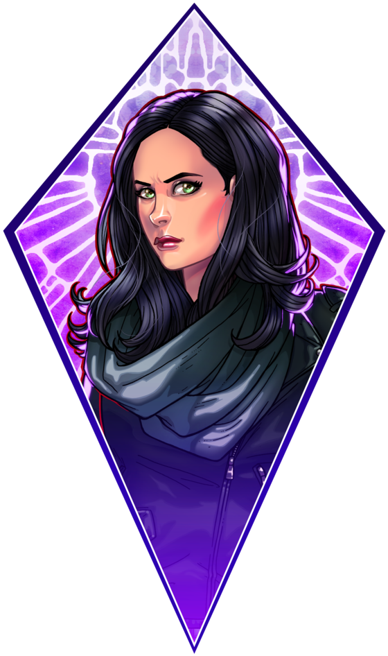 Jessica Jones/jewel T-shirt Design By Jamiefayx On - Jessica Jones Jewel Logo (816x979), Png Download