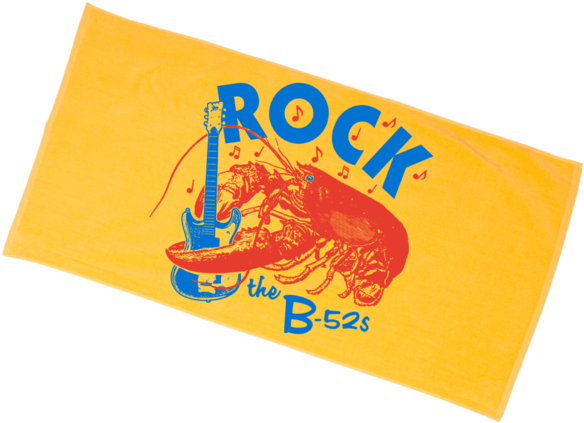 Rock Lobster Beach Towel - Rock Lobster Logo B 52s (600x600), Png Download