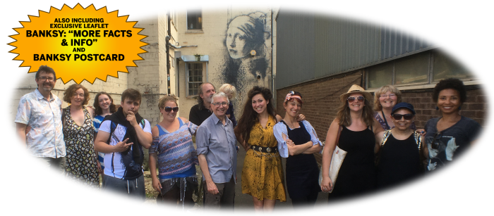 The Banksy Tour Group - Banksy (700x307), Png Download